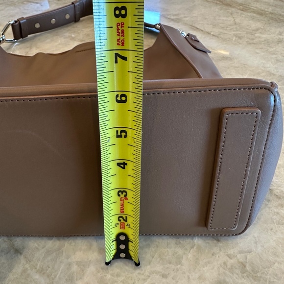 All Saints Brown Leather Tote Bag - Picture 11 of 15